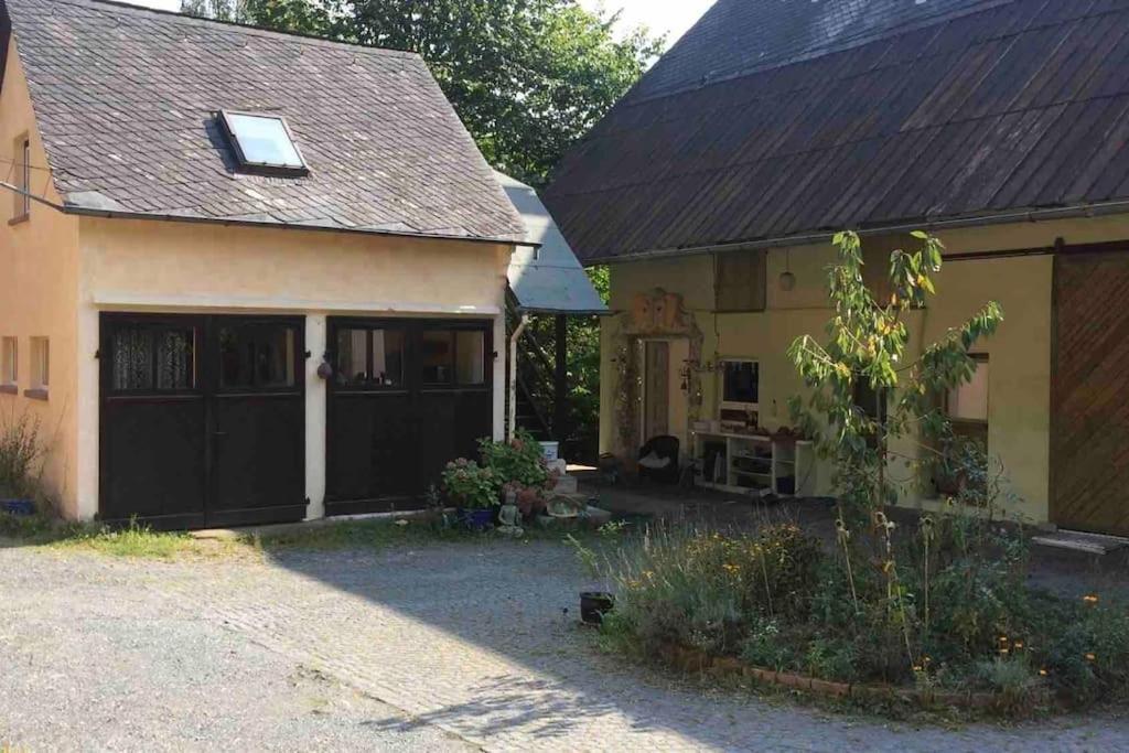 Kleine Kunstremise Mit Holzofen Burg Freienfels Lejlighed Weinbach Eksteriør billede